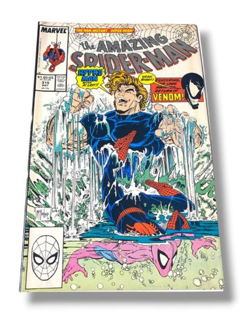 Amazing Spider-Man #315 1st Cover Appearance Venom Marvel 300 Mcfarlane